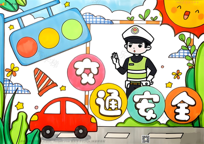 交通安全绘画